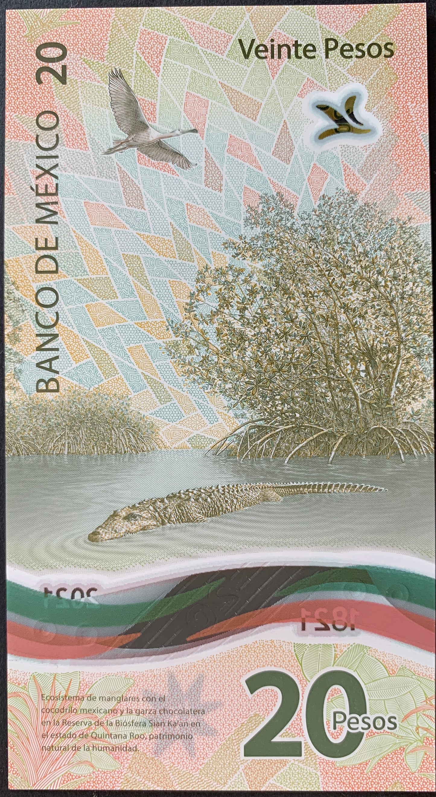 Mexico 20 Pesos 2021 TBB-B721c UNC