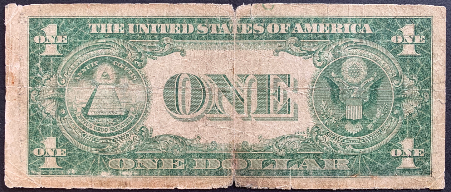 USA Silver Certificate 1 Dollar 1935 C P-416c G blue seal