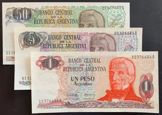 Argentine Peso Argentino Collection Pack