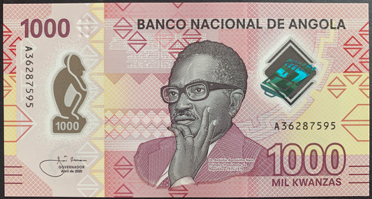 Angola 1000 Kwanzas 2020 P-162 UNC