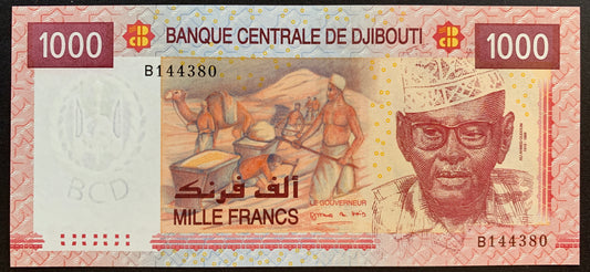 Djibouti 1000 Francs 2005 P-42a UNC