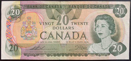 Canada 20 Dollars 1979 P-93c VF+
