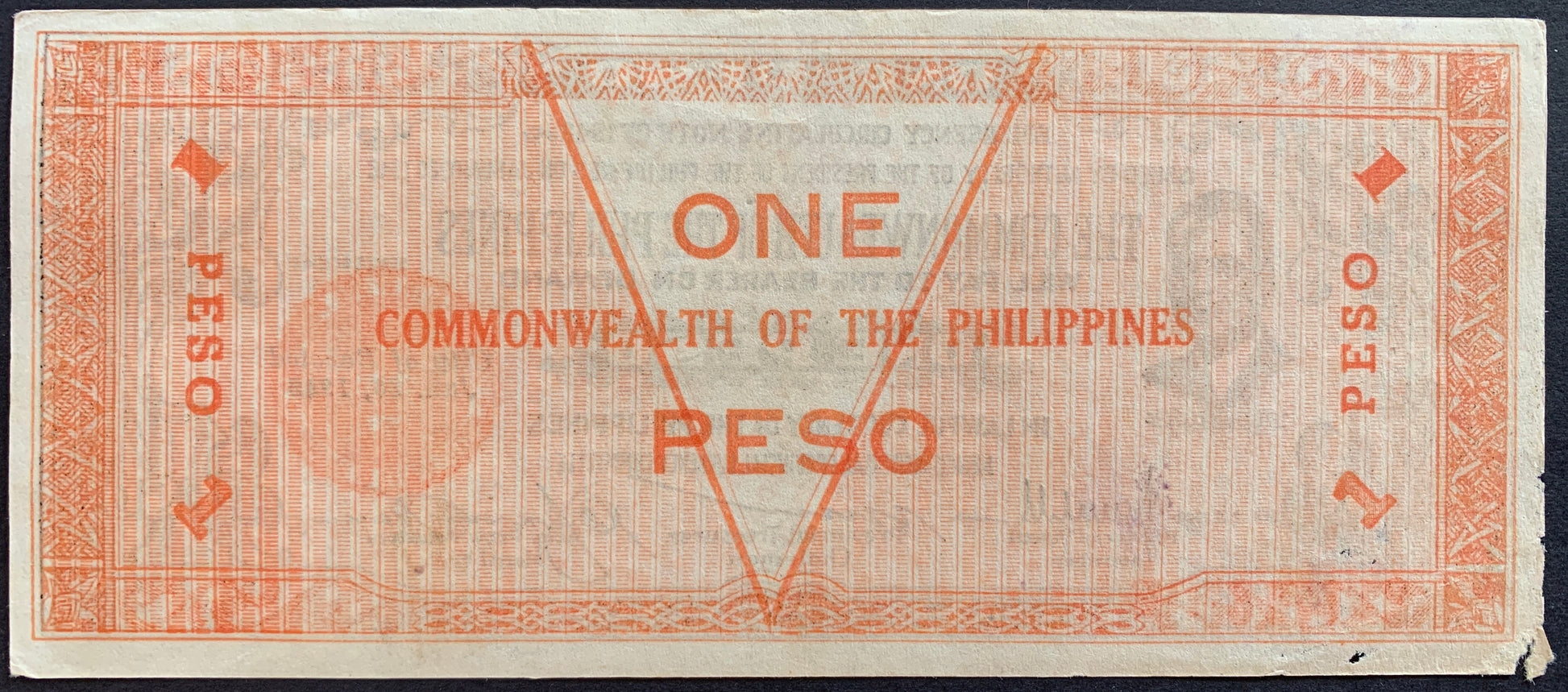 Philippines, Province of Negros Occidental 1 Peso 1942 P-S646 vintage filipino local banknote 