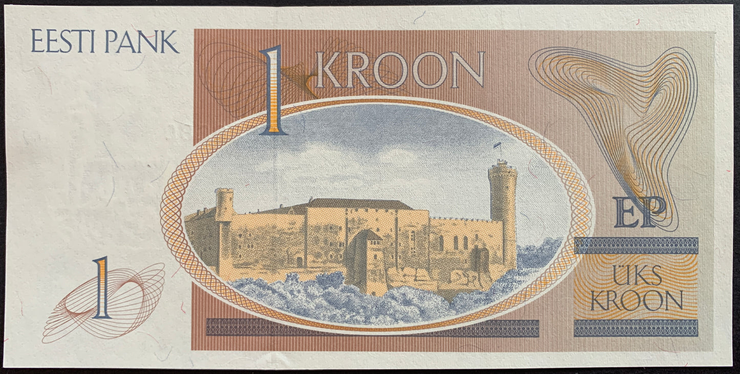 Estonia 1 Kroon 1992 P-69 banknote