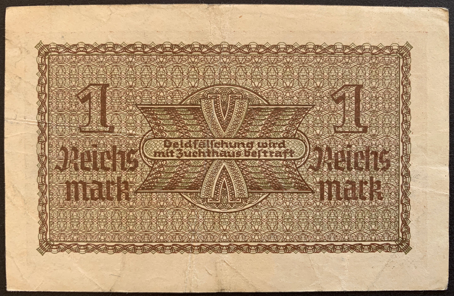 Germany, Reichskreditkassenschein 1 Reichsmark ND (1939-1944) P-R136 vintage local banknote