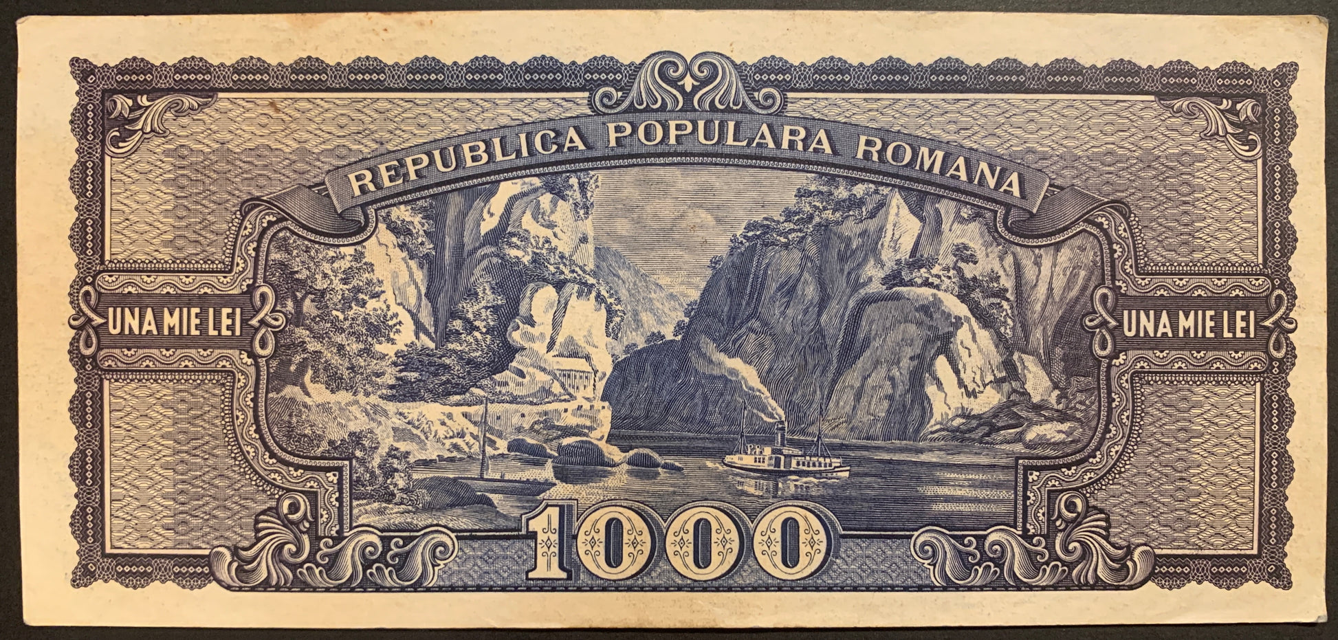 Romania 1000 Lei 1950 P-87 vintage banknote