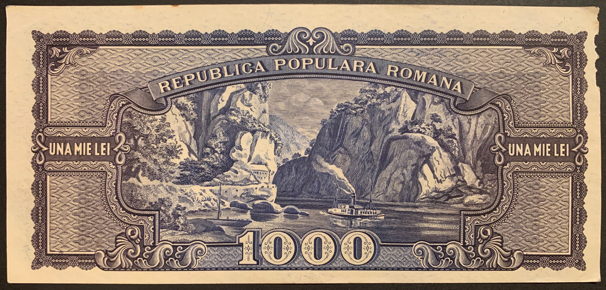 Romania 1000 Lei 1950 P-87 G vintage banknote