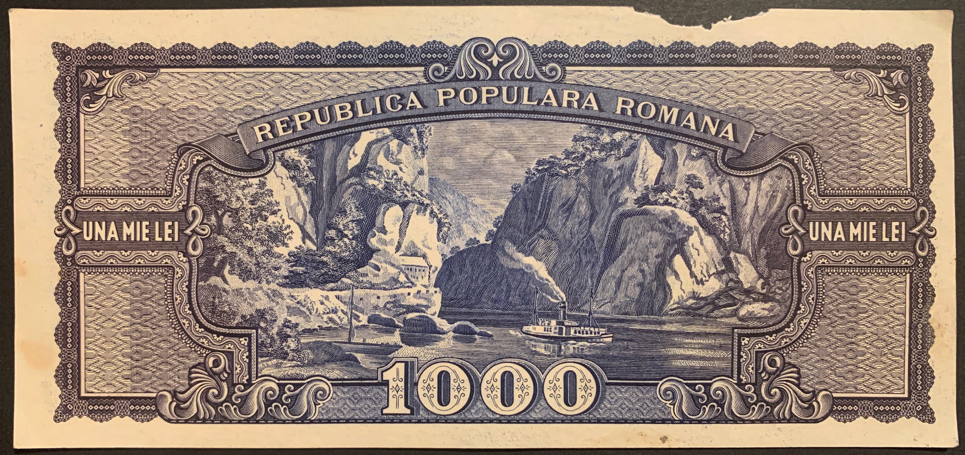 Romania 1000 Lei 1950 P-87 G vintage banknote 