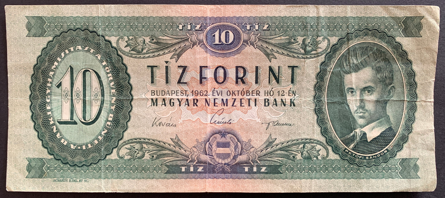 Hungary Vintage Forint Banknote Bundle F-VF