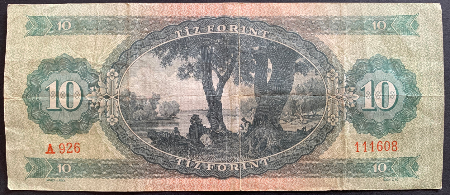 Hungary Vintage Forint Banknote Bundle F-VF