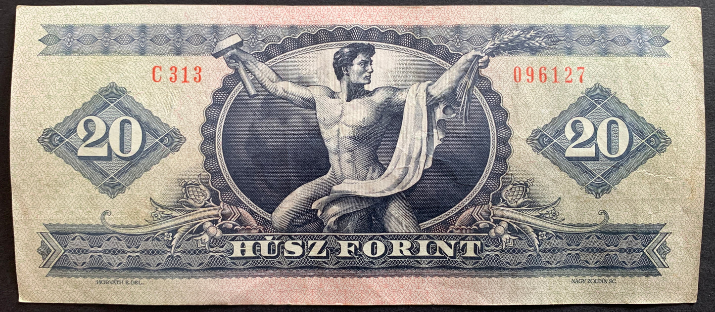 Hungary Vintage Forint Banknote Bundle F-VF