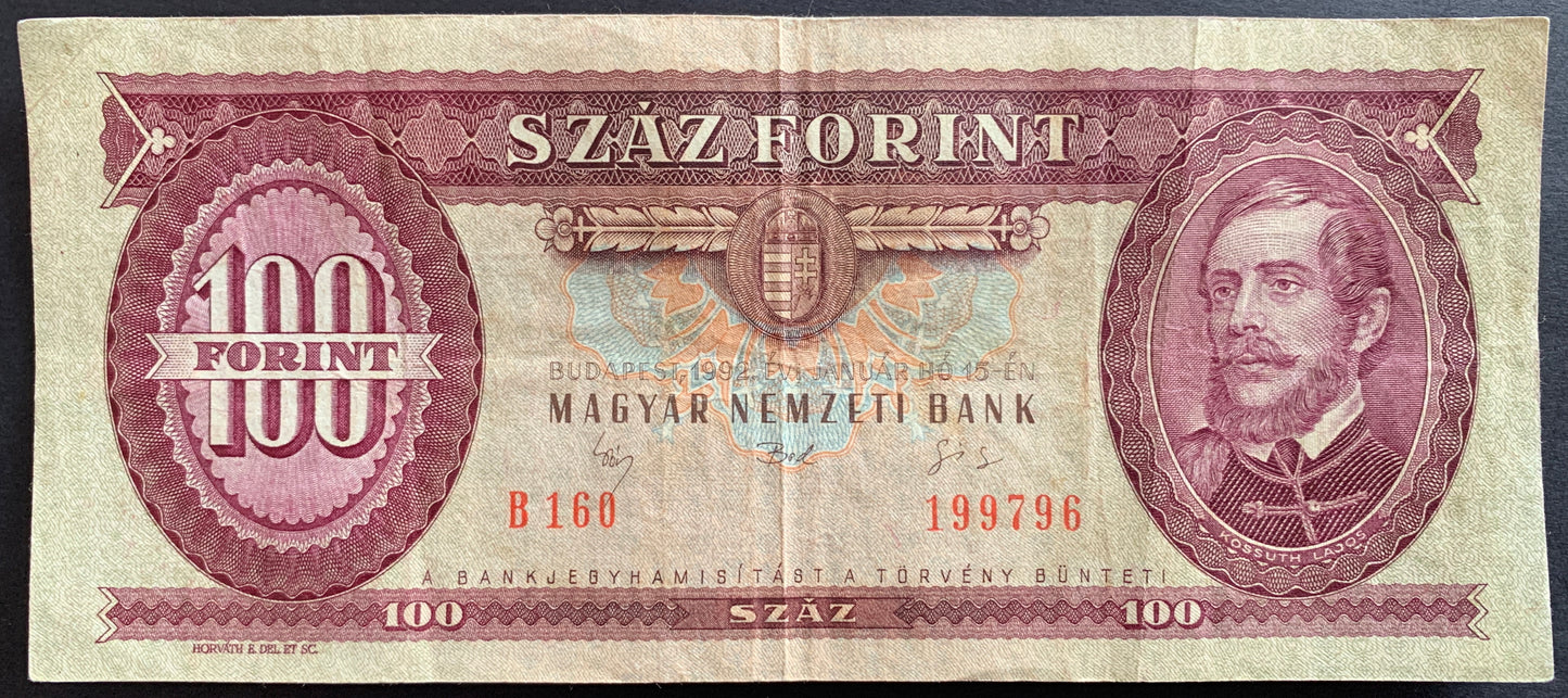 Hungary Vintage Forint Banknote Bundle F-VF