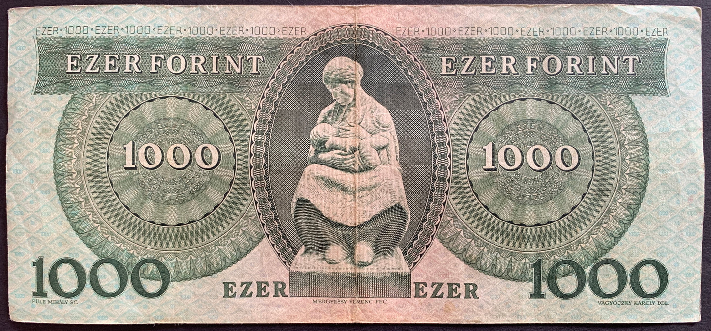 Hungary Vintage Forint Banknote Bundle F-VF