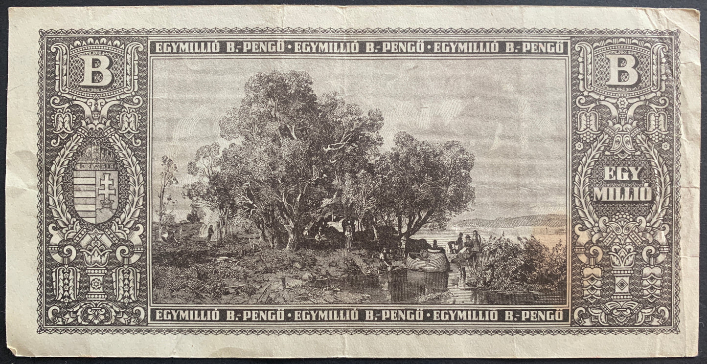 Hungary Complete World War II Hyperinflationary Banknote Bundle F-XF 1946