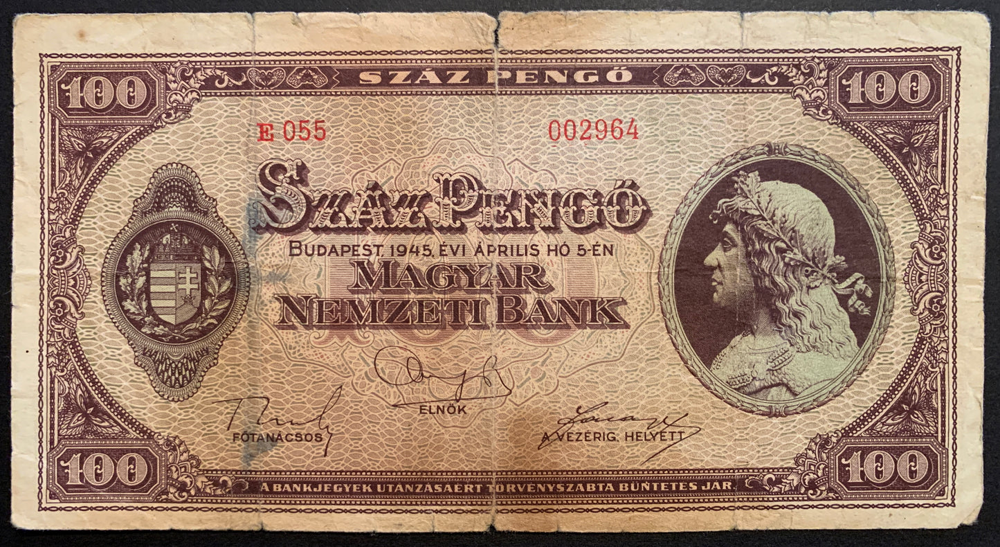 Hungary 100 Pengő Bundle