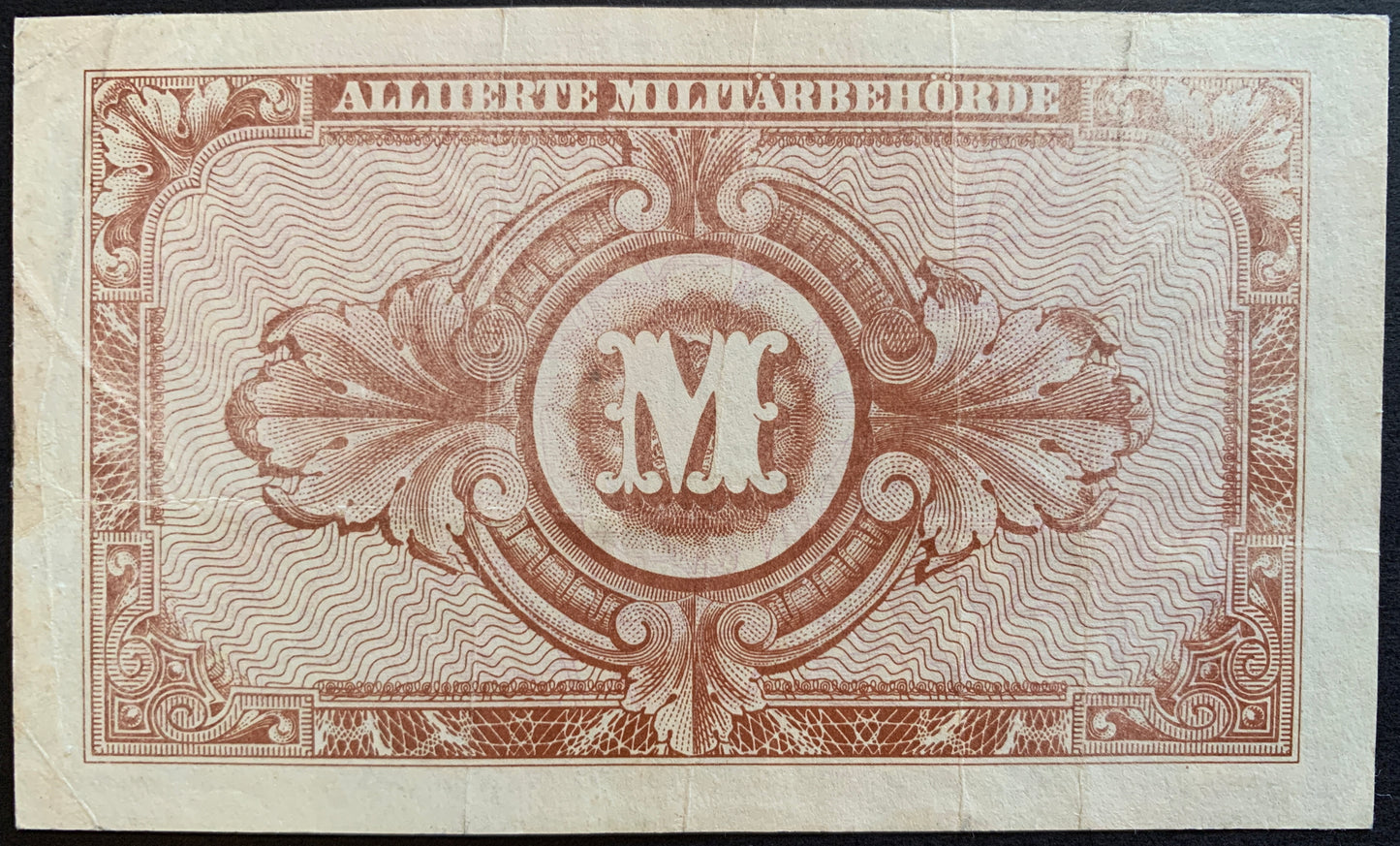 Germany, Allied Military 10 Mark 1944 P-194a VF vintage banknote from world war 2