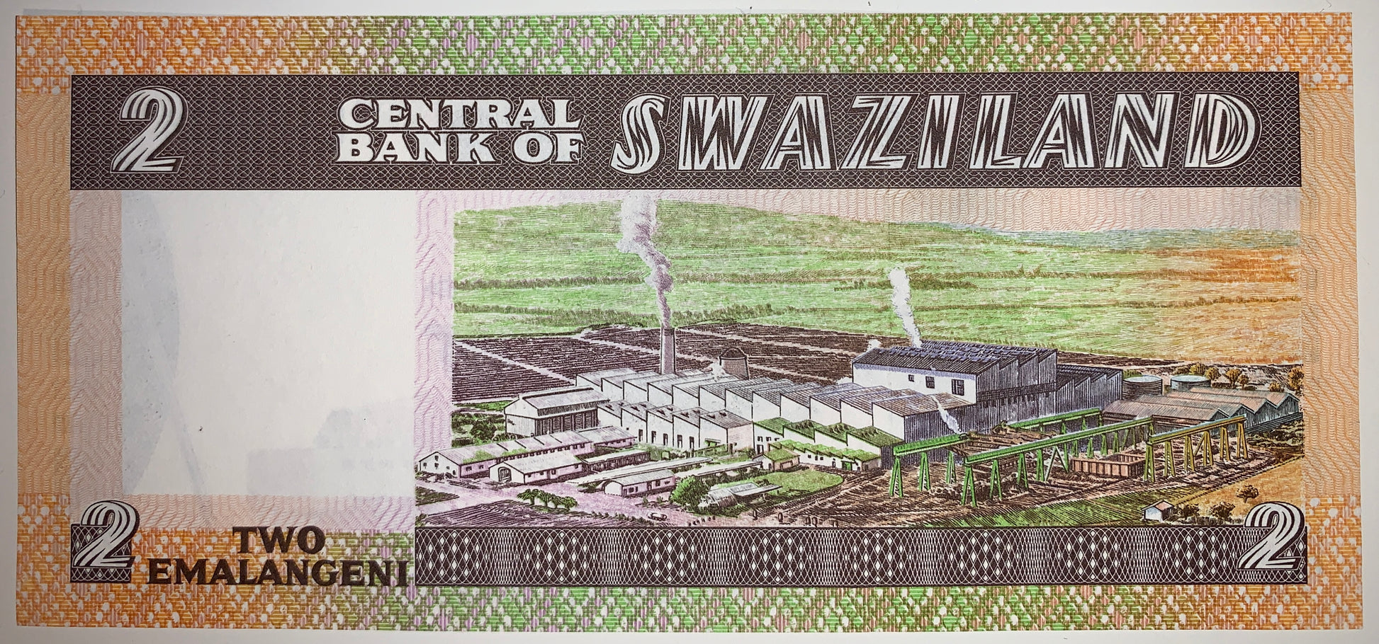 Swaziland 2 Emalangeni ND (1984) P-8b UNC collectible banknote
