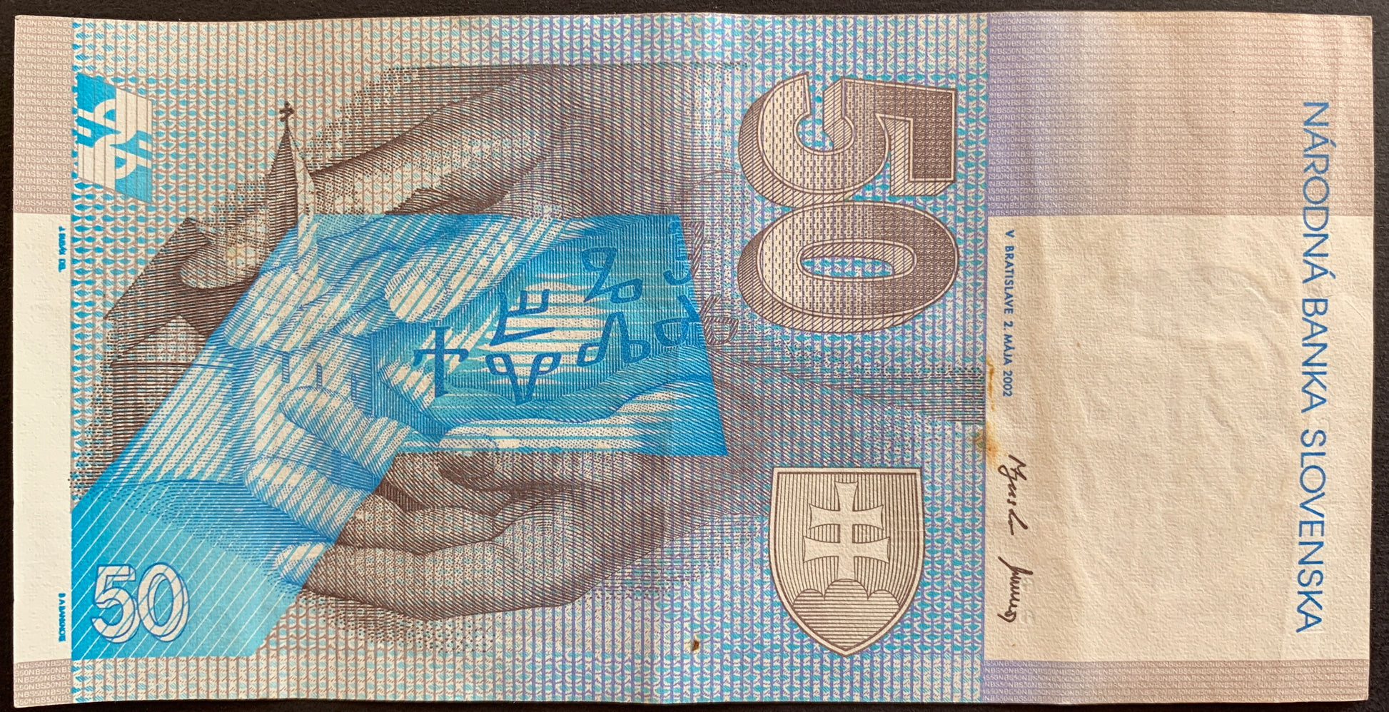 Slovakia 50 Korún 2002 P-21d banknote