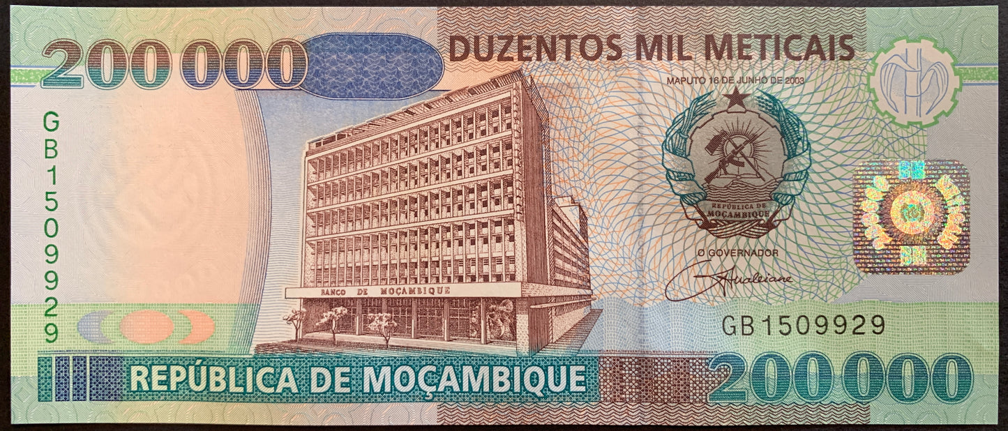 Mozambique UNC Meticais Bundle