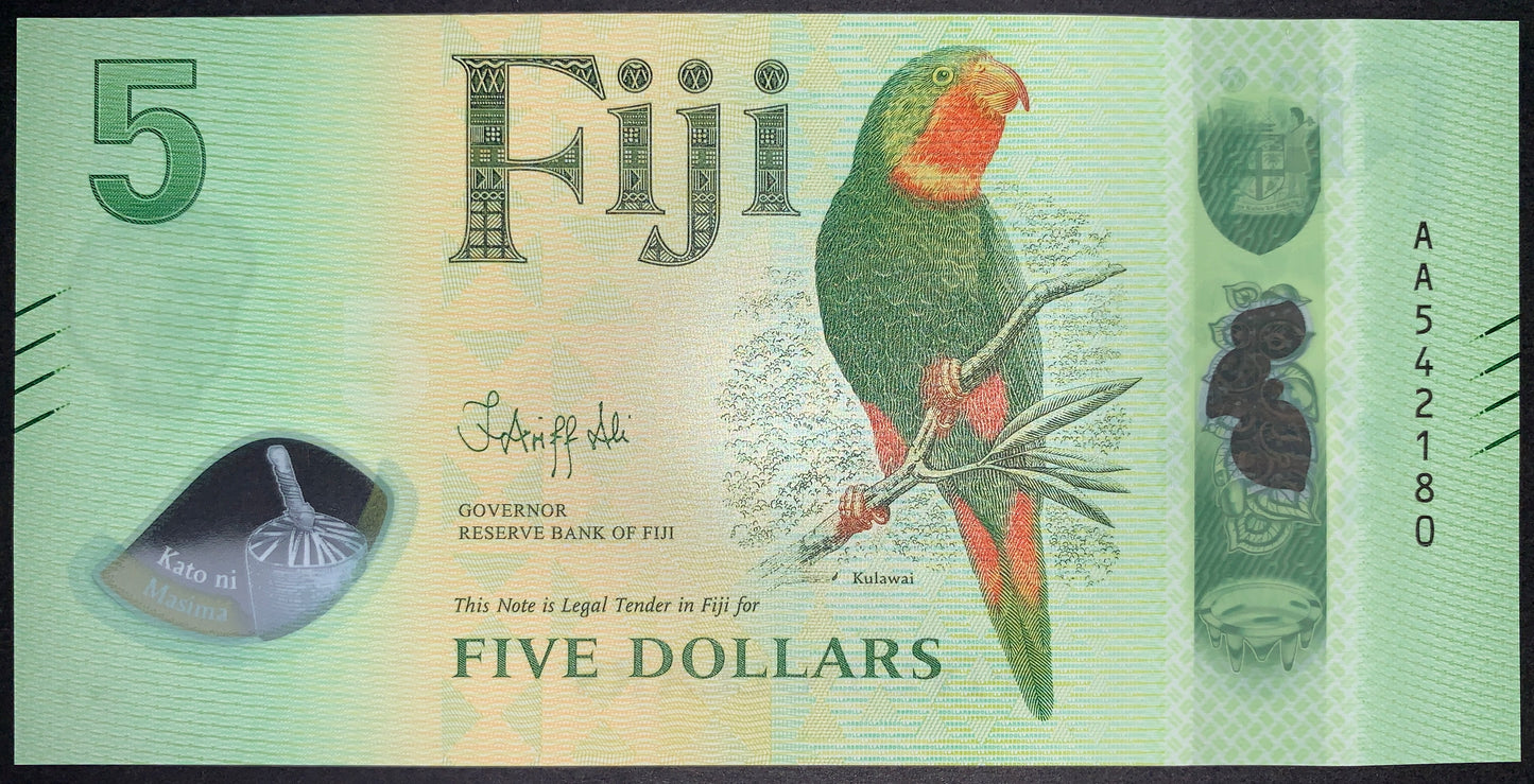 Fiji UNC Polymer Dollar Bundle