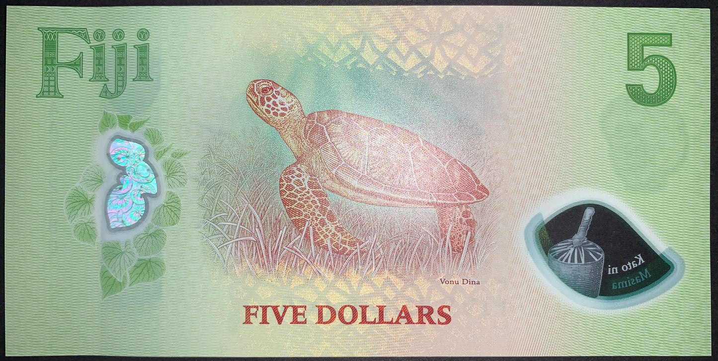 Fiji UNC Polymer Dollar Bundle