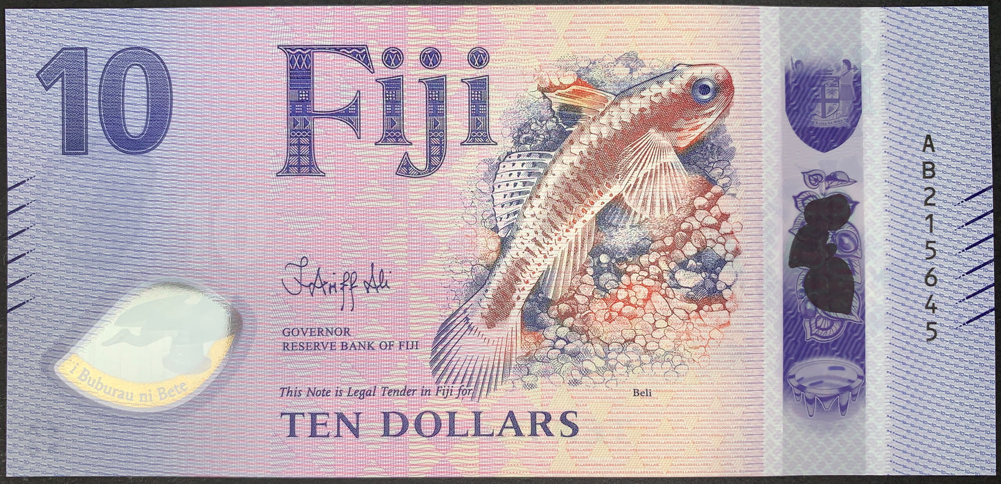 Fiji UNC Polymer Dollar Bundle
