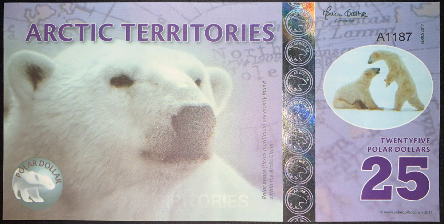 Arctic Territories UNC Polymer Banknote Set