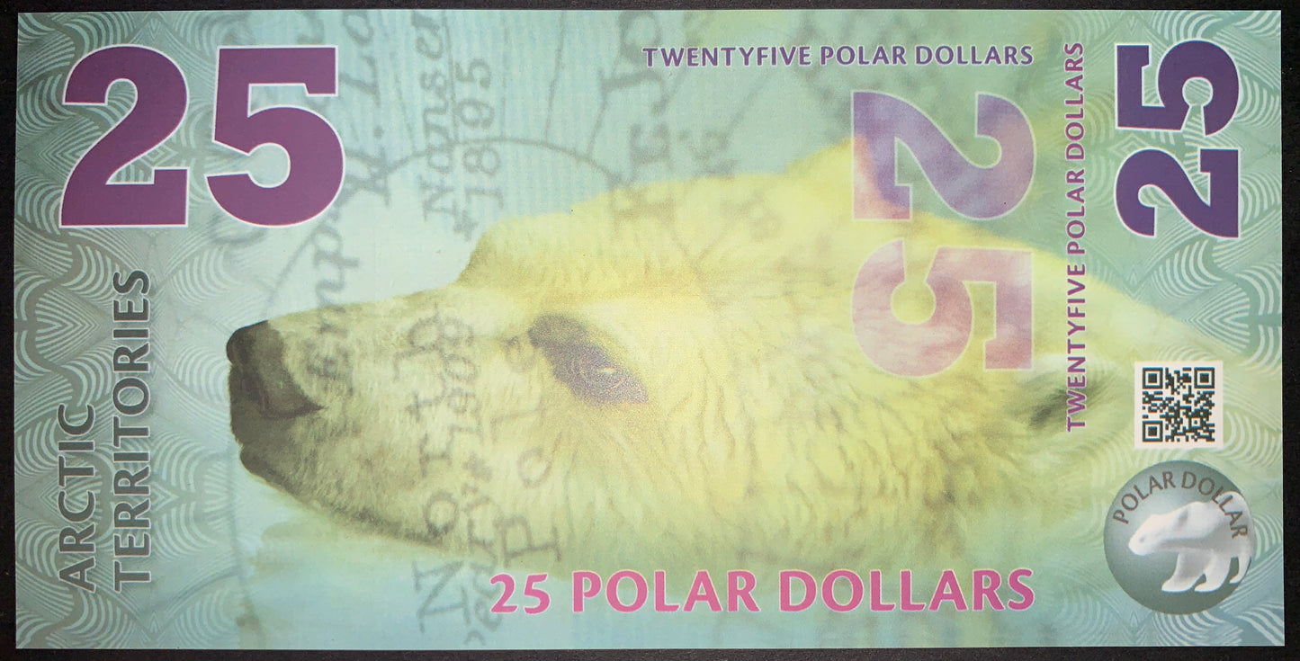 Arctic Territories UNC Polymer Banknote Set