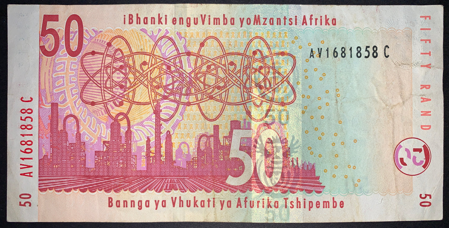 South African Big Five Wildlife Banknote Pair