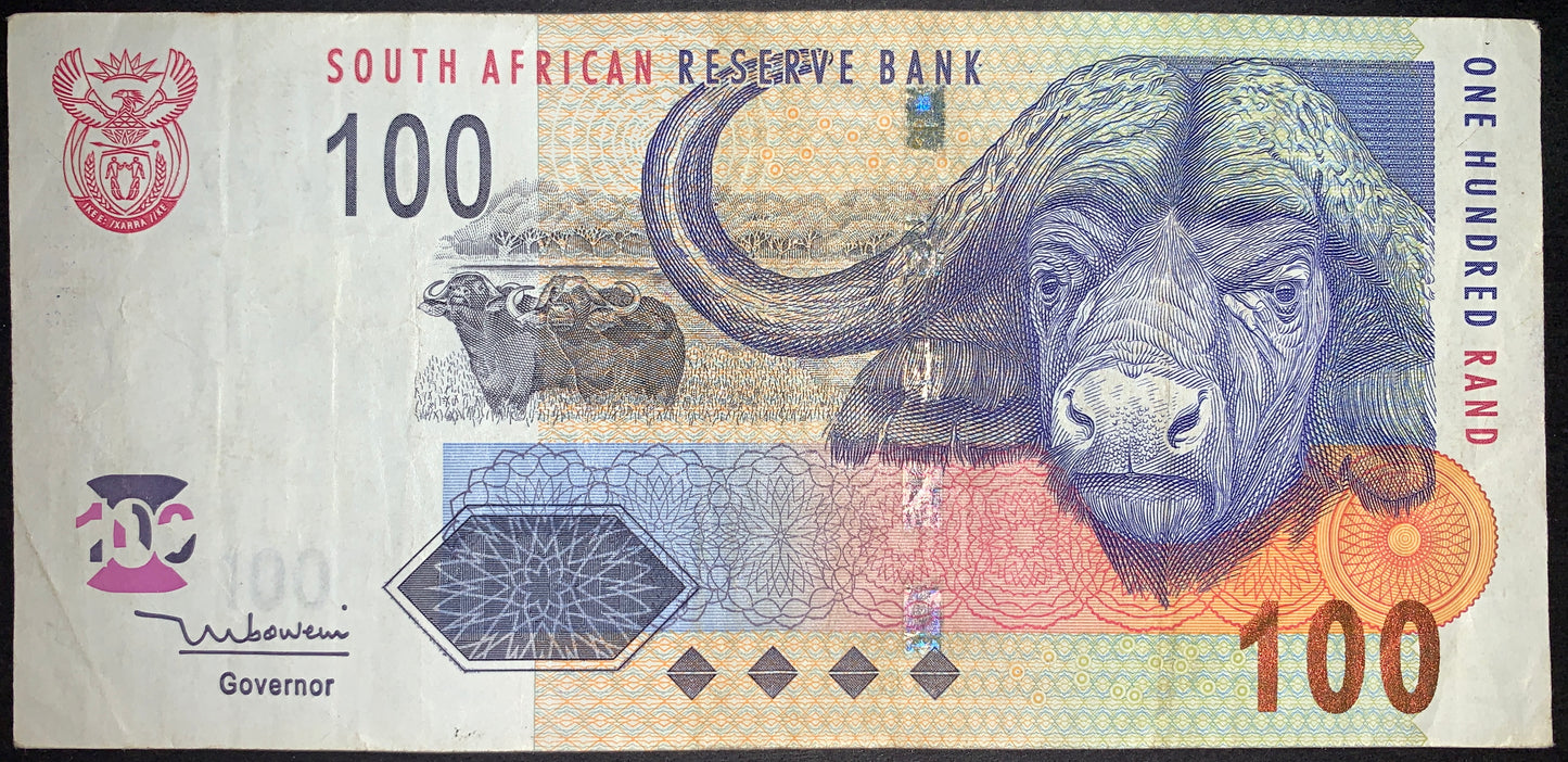 South African Big Five Wildlife Banknote Pair