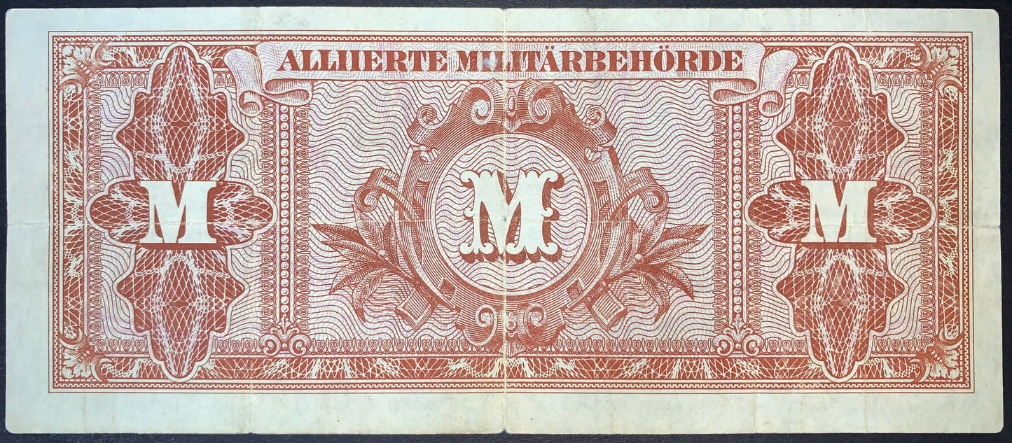 Germany Emergency Occupation Currency | WWII Allied Military Authority Banknote Pair