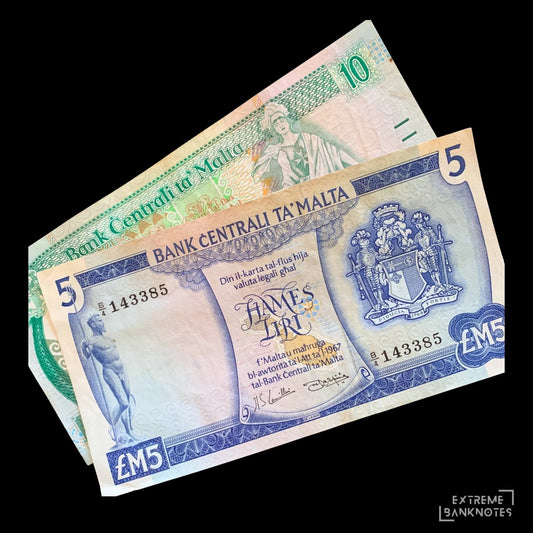Malta VF Pair – front and back
