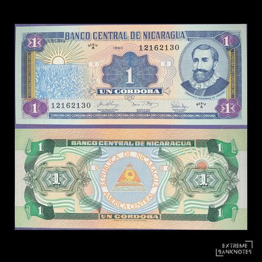 Nicaragua 1 Cordoba 1990 P-173 UNC