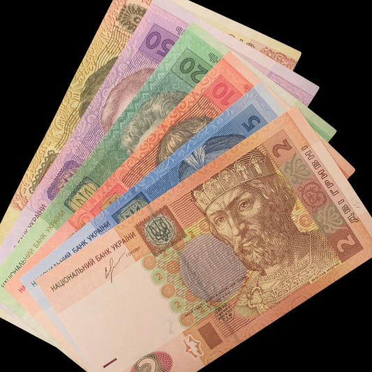 Modern Ukraine Hryven Banknote Bundle