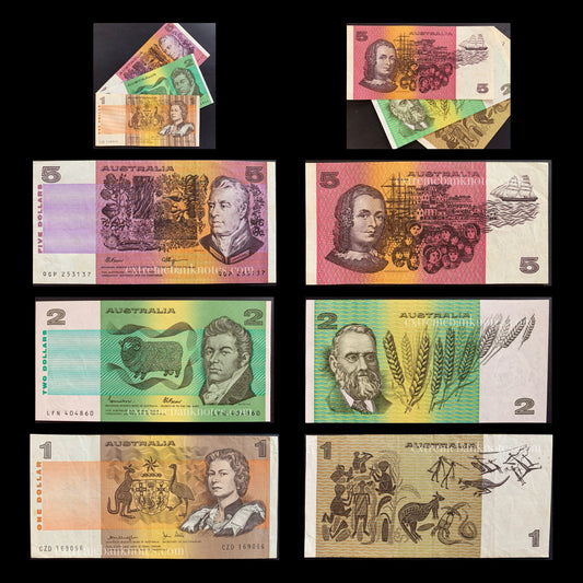 Australia Dollar Set – all notes in the bundle