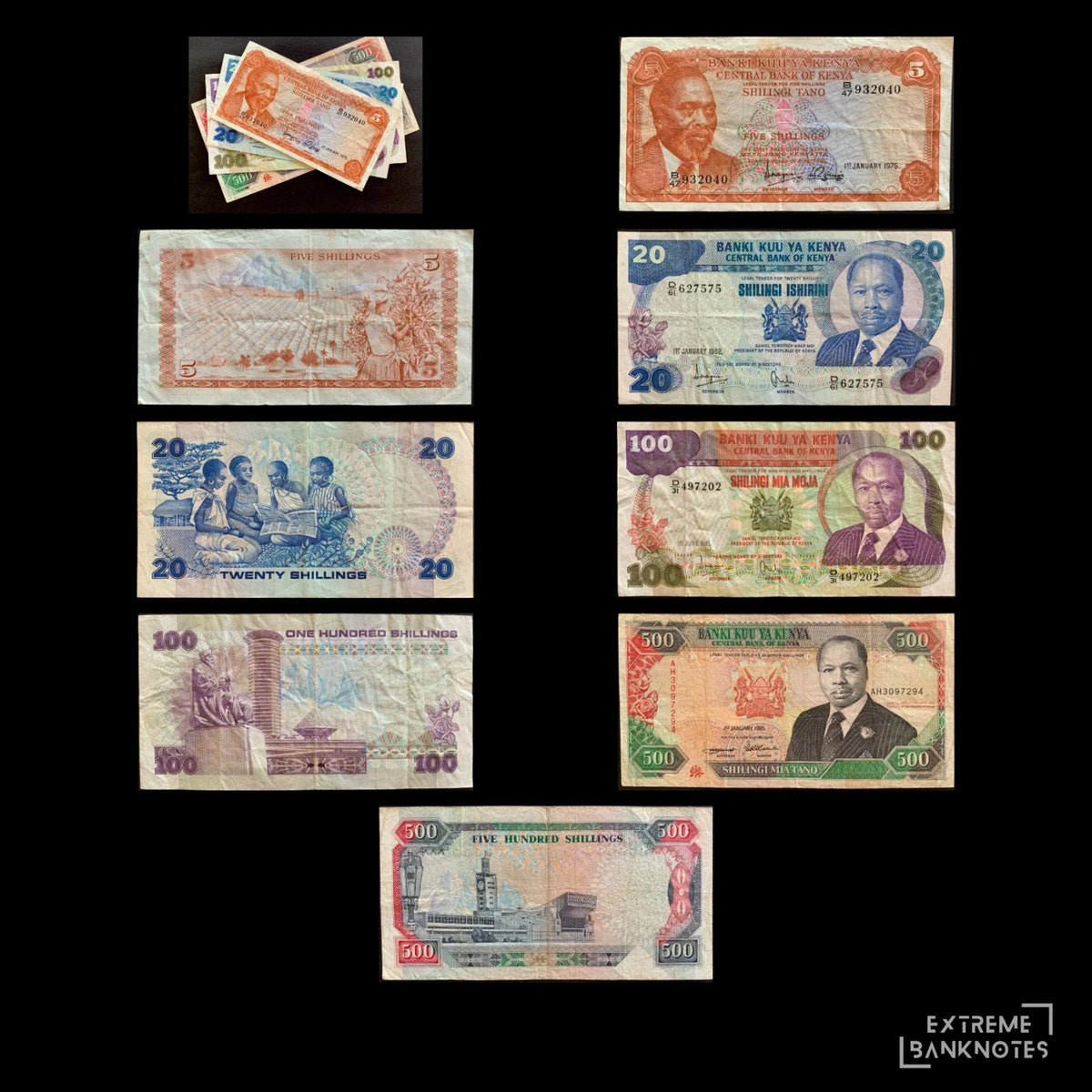 Kenya Bundle (4 notes) – all notes in the bundle