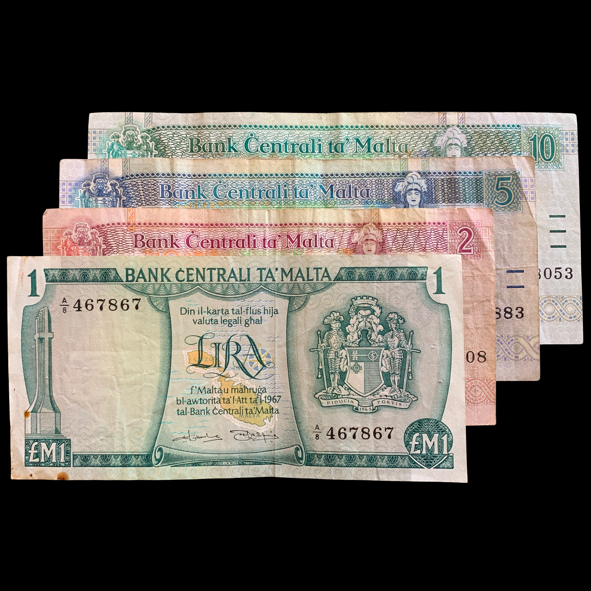 Malta Liri Banknote Bundle