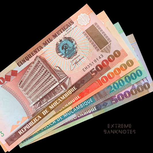 Mozambique UNC Meticais Bundle