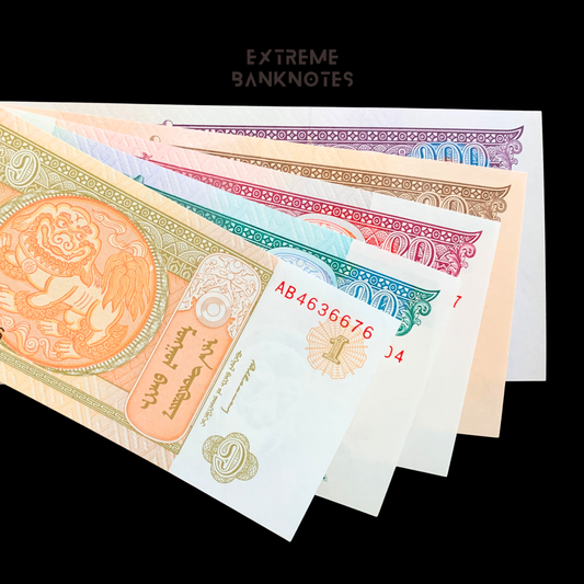 Mongolia A/UNC Tögrög Bundle
